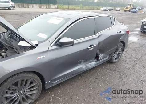 2022 Acura Ilx Premium A-Spec/Technology A-Spec z USA, uszkodzony, nr VIN 19UDE2F88NA006773